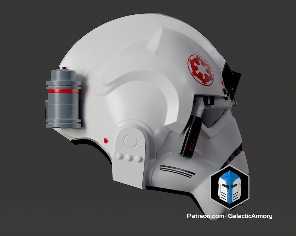 AT-AT Driver Helmet lifesize Wearable Cosplay by dask3d