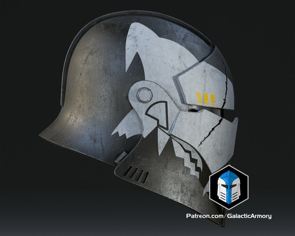 Bartok Medieval Commander Wolffe Helmet lifesize Wearable Cosplay by dask3d