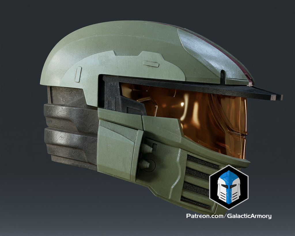 Mark 4 Spartan Helmet lifesize Wearable Cosplay by dask3d