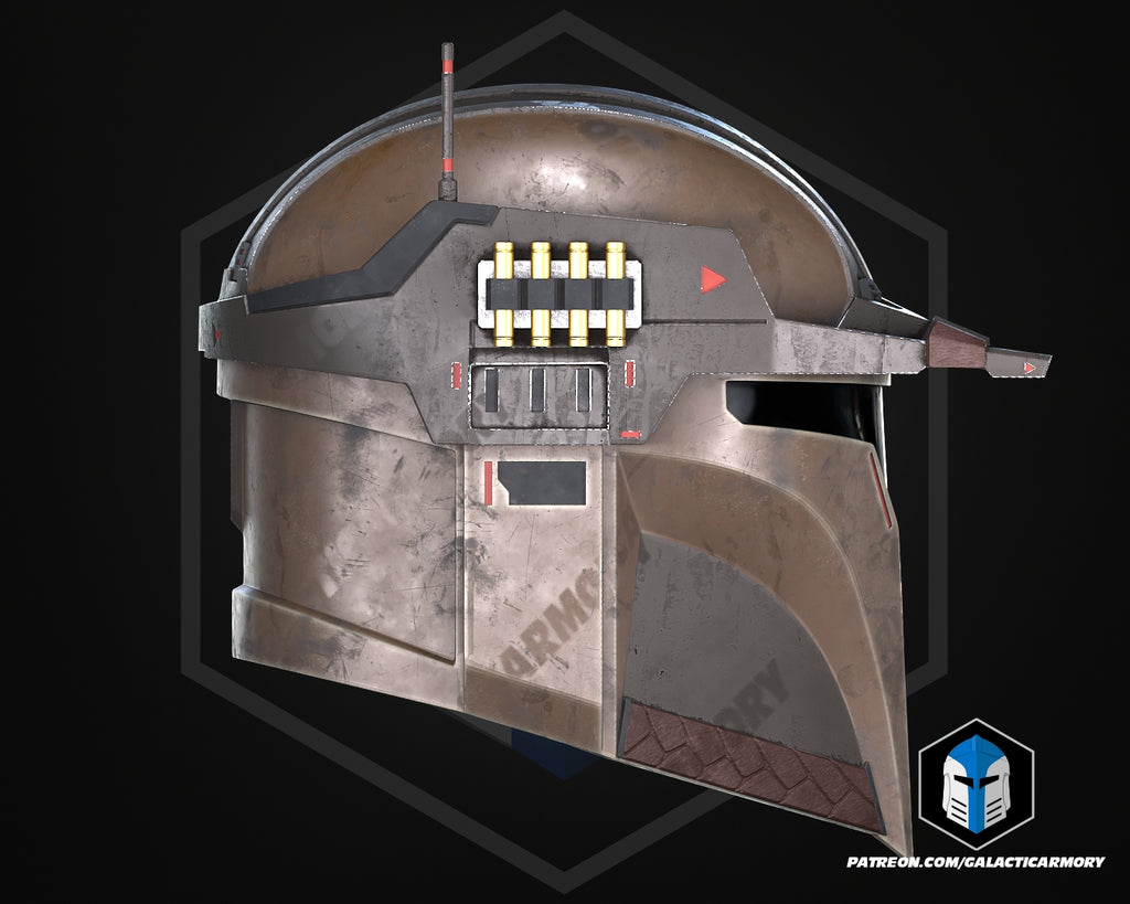 Cowboy Mando Helmet lifesize Wearable Cosplay by dask3d