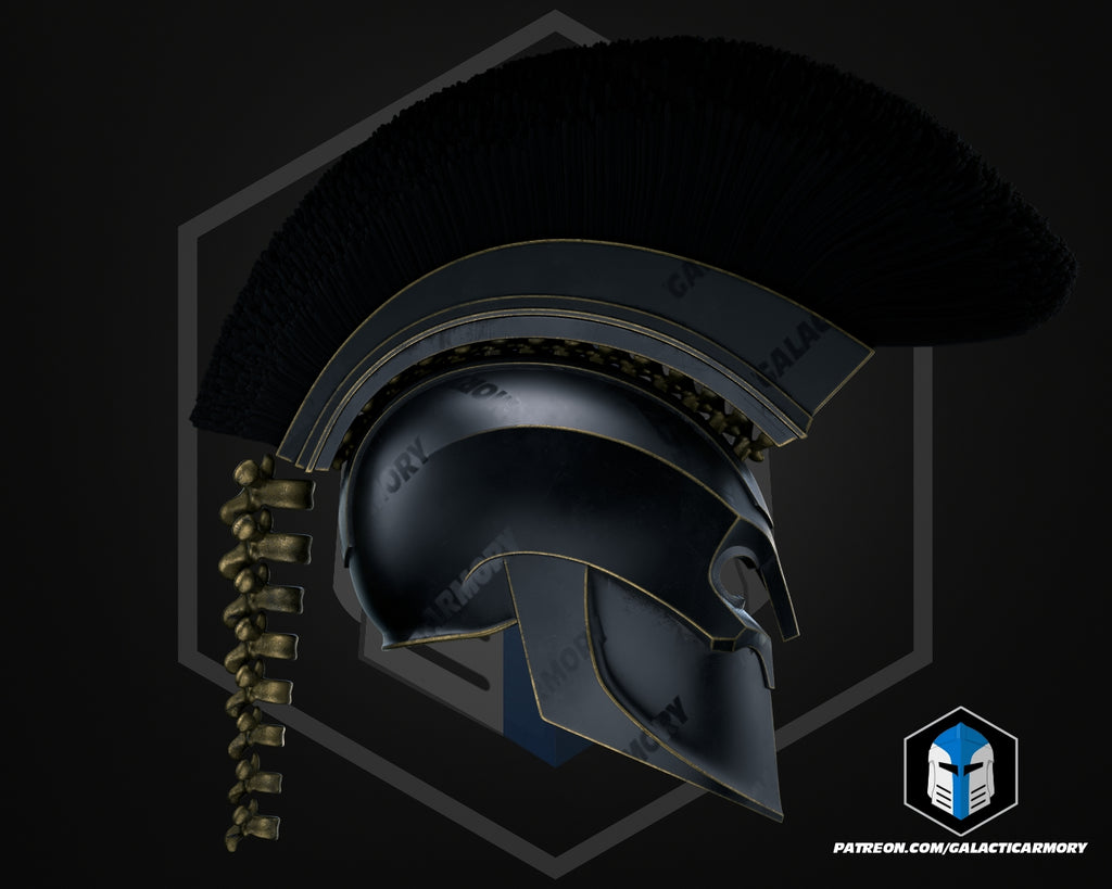 The Odyssey King Agamemnon's Helmet lifesize Wearable Cosplay by dask3d