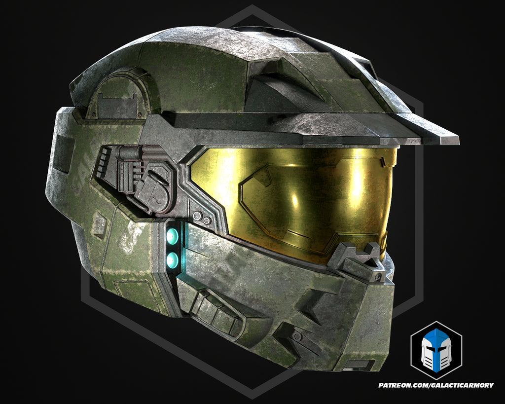 Halo Master Chief Deimos Helmet lifesize Wearable Cosplay - Kit or Painted
