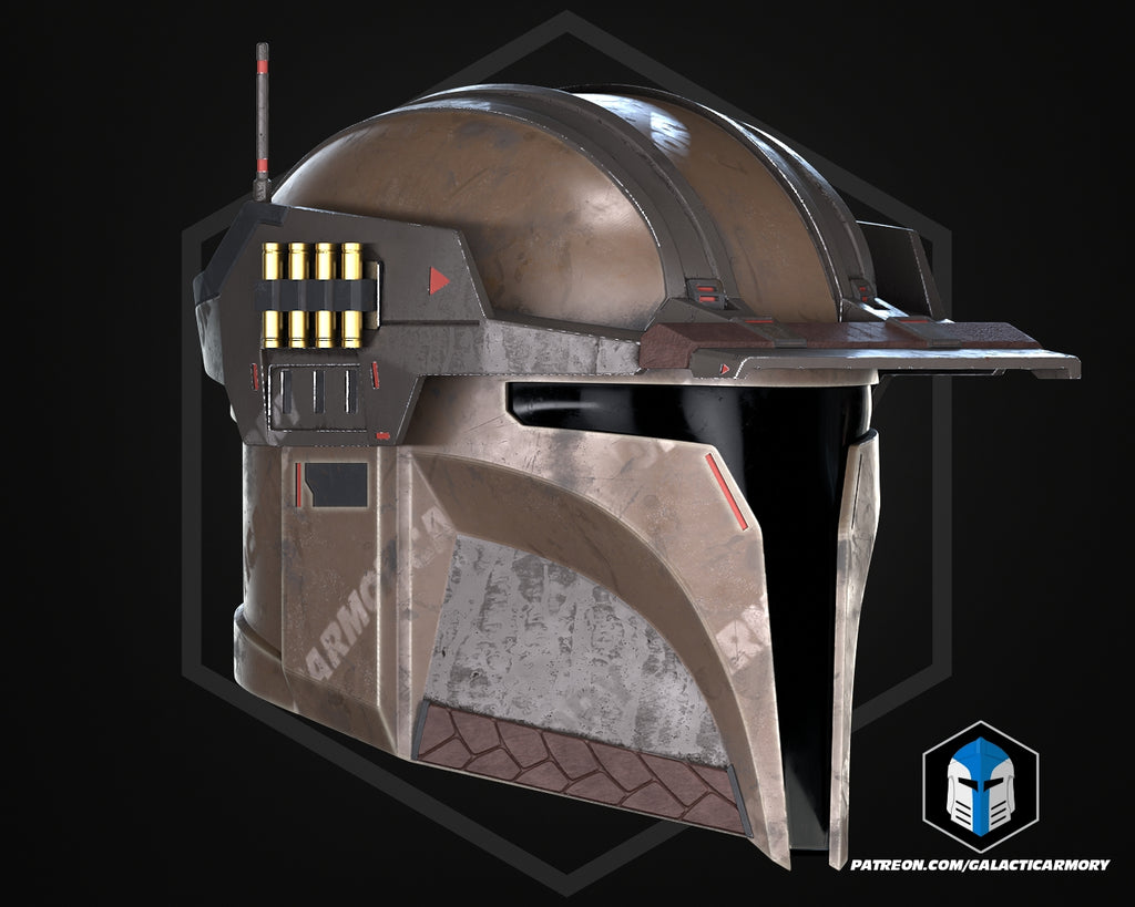 Cowboy Mando Helmet lifesize Wearable Cosplay by dask3d