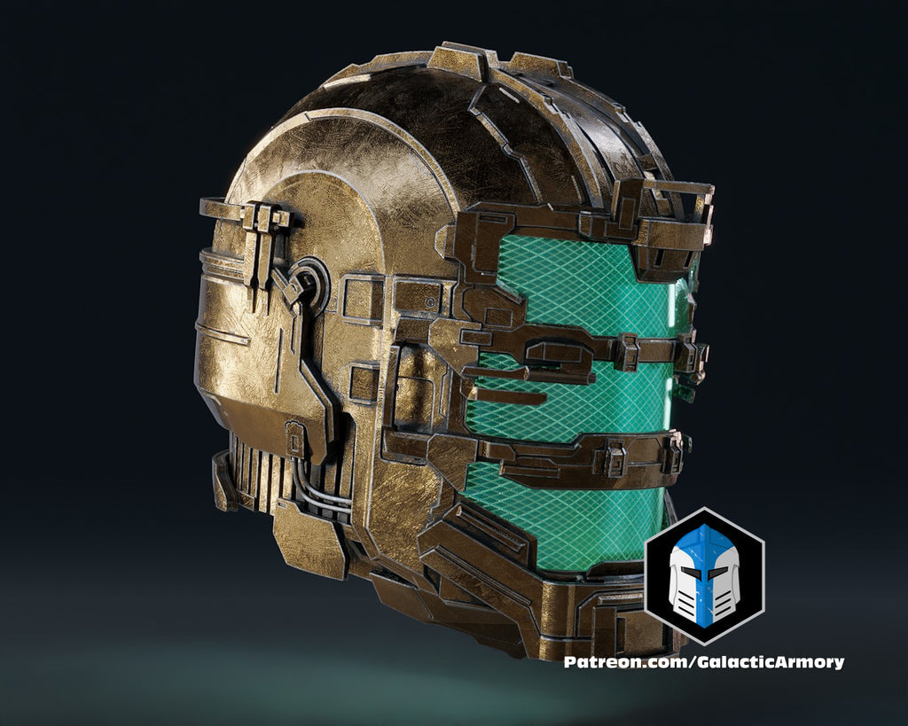 Isaac Clarke Level 1 Engineer Helmet lifesize Wearable Cosplay by dask3d