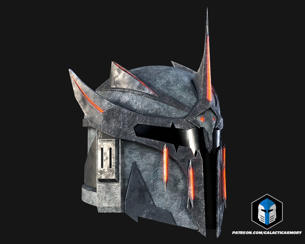 Demonic Mando Helmet lifesize Wearable Cosplay by dask3d
