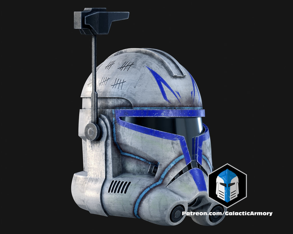 Animated Captain Rex Helmet lifesize Wearable Cosplay by dask3d