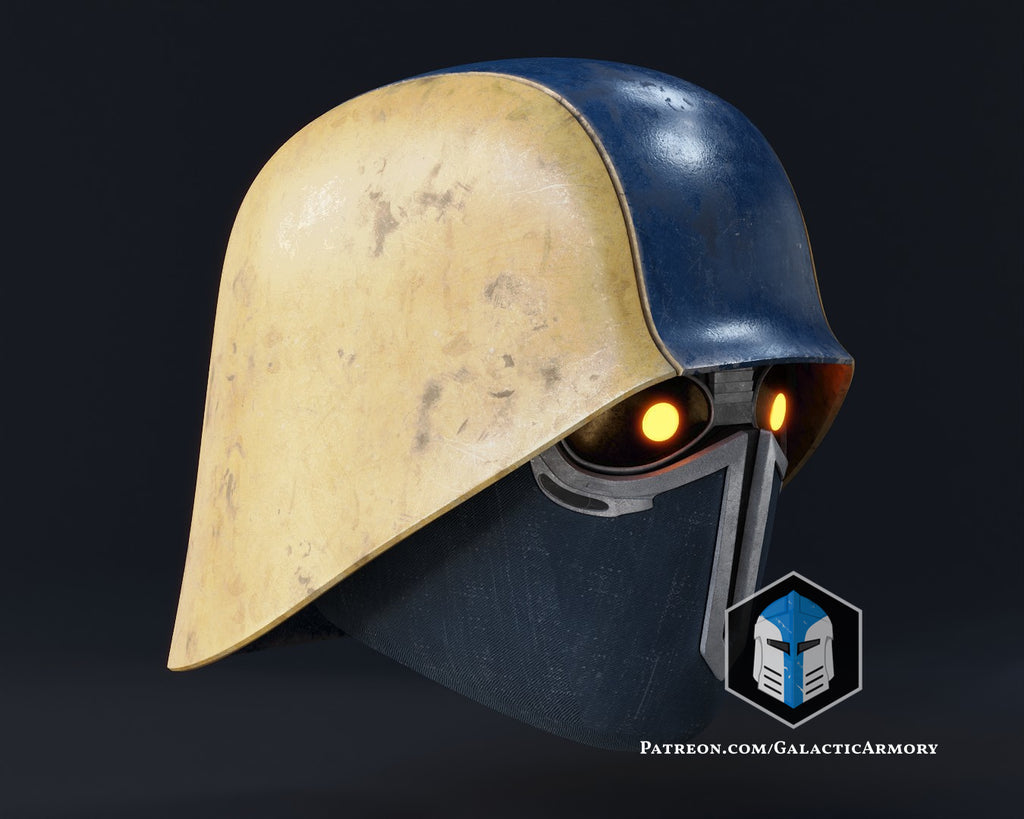 Coruscant Security Force Helmet lifesize Wearable Cosplay by dask3d