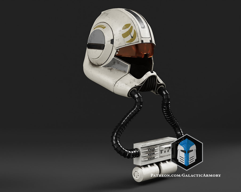 ARC 170 Clone Trooper Pilot Helmet lifesize Wearable Cosplay by dask3d