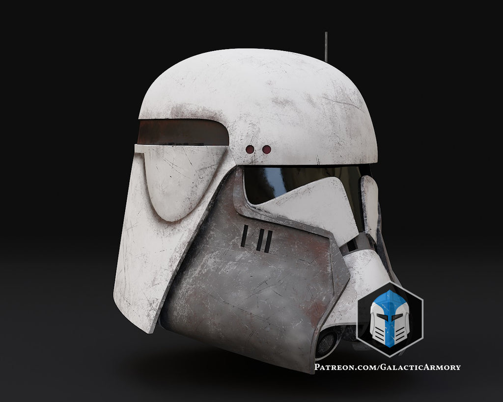 Commander Bacara Clone Trooper Helmet lifesize Wearable Cosplay by dask3d