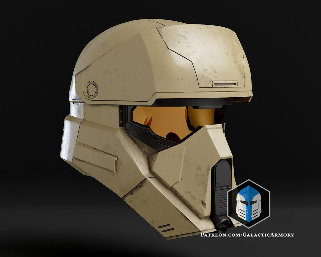 Shoretrooper Spartan Helmet lifesize Wearable Cosplay by dask3d