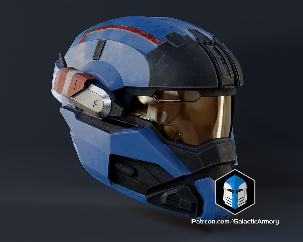 Reach Carter Helmet lifesize Wearable Cosplay by dask3d