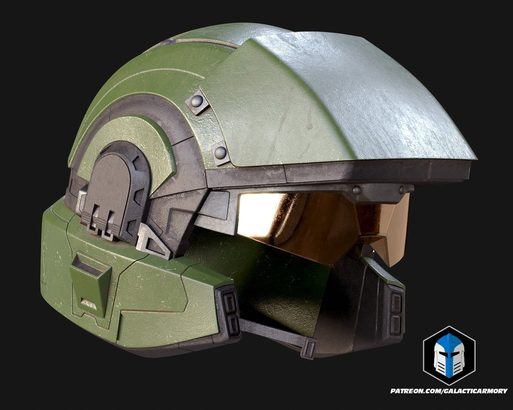 UNSC Marine Helmet lifesize Wearable Cosplay by dask3d