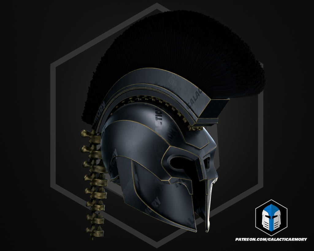 The Odyssey King Agamemnon's Helmet lifesize Wearable Cosplay by dask3d