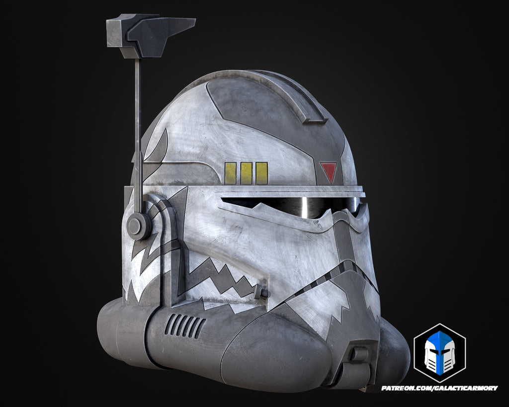 Commander Wolffe Helmet lifesize Wearable Cosplay by dask3d