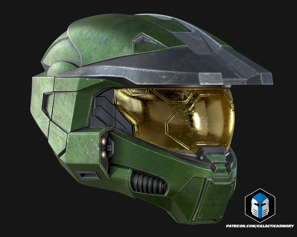 Master Chief Mark 6 Helmet lifesize Wearable Cosplay by dask3d