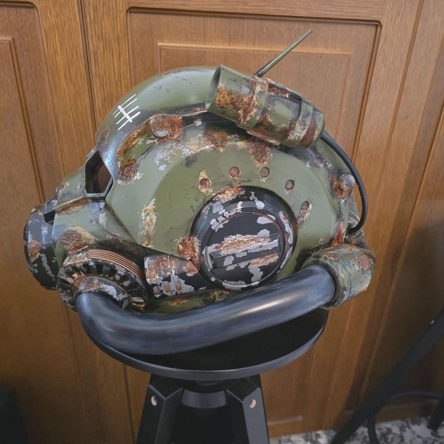Fallout NCR Power Armor Helmet 1:1 Wearable Cosplay Prop 3D Print Kit or Painted