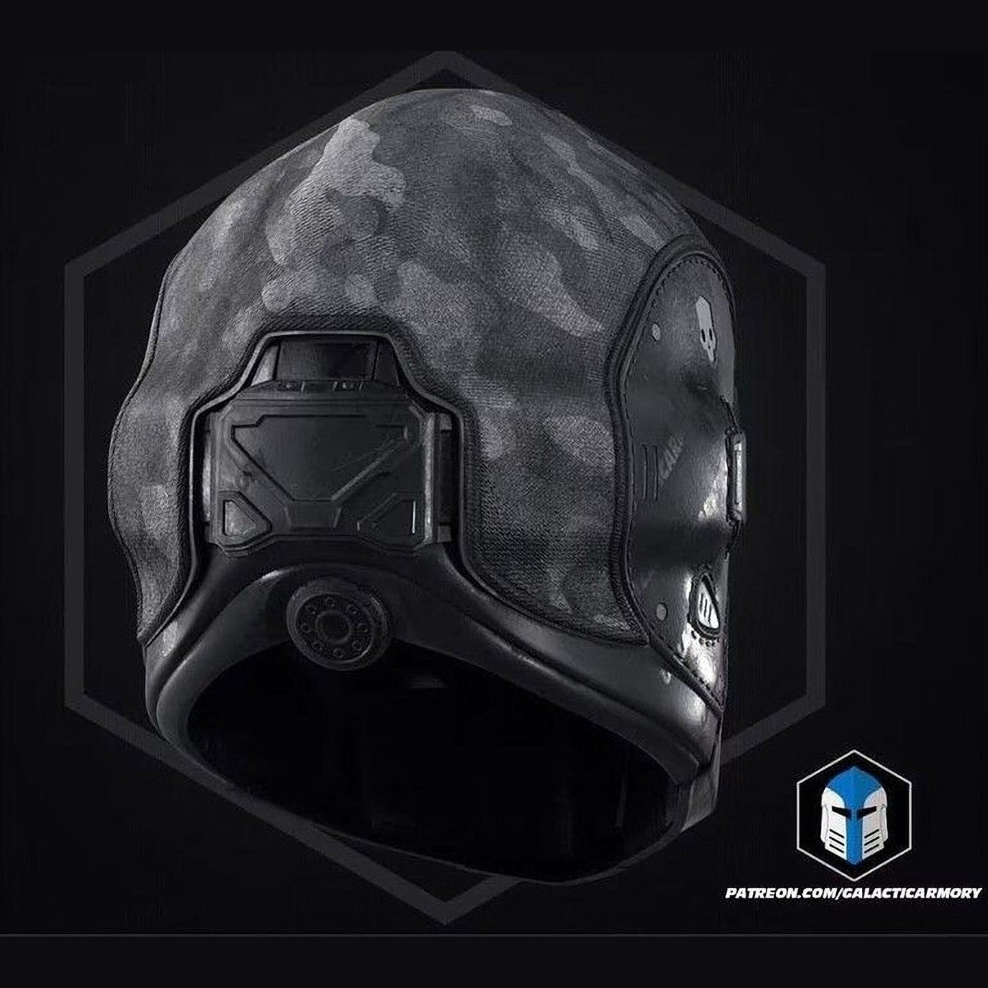 Helldivers 2 Shadow Paragon Helmet 1:1 Wearable Cosplay 3D Print Kit or Painted