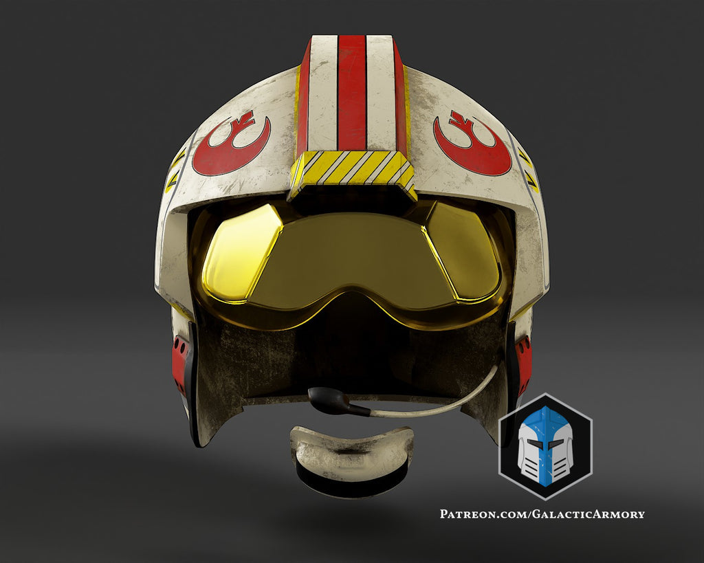 Rebel Pilot Helmet lifesize Wearable Cosplay by dask3d