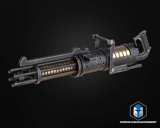 Z-6 Rotary Cannon lifesize Prop Replica by dask3d