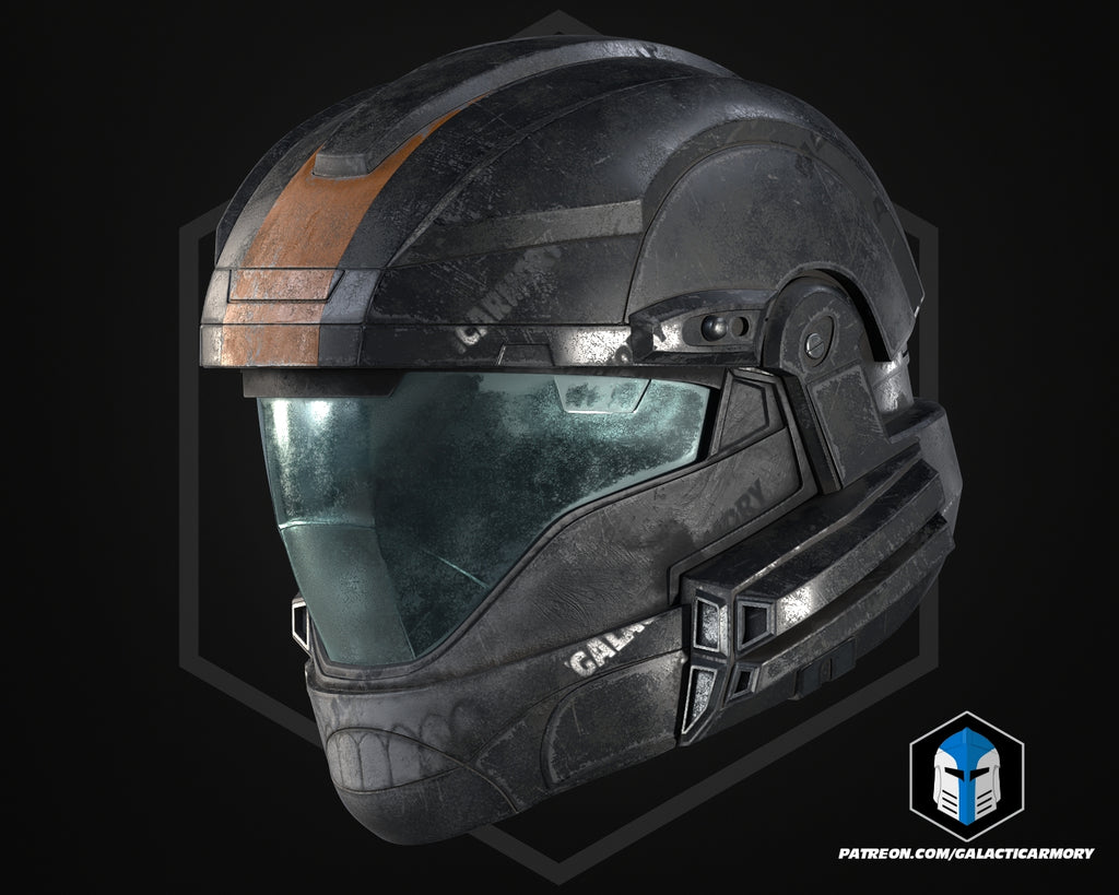 ODST Dutch Helmet lifesize Wearable Cosplay by dask3d