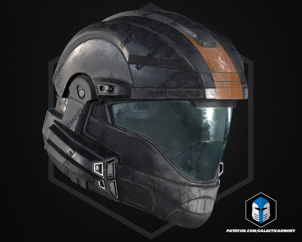 ODST Dutch Helmet lifesize Wearable Cosplay by dask3d