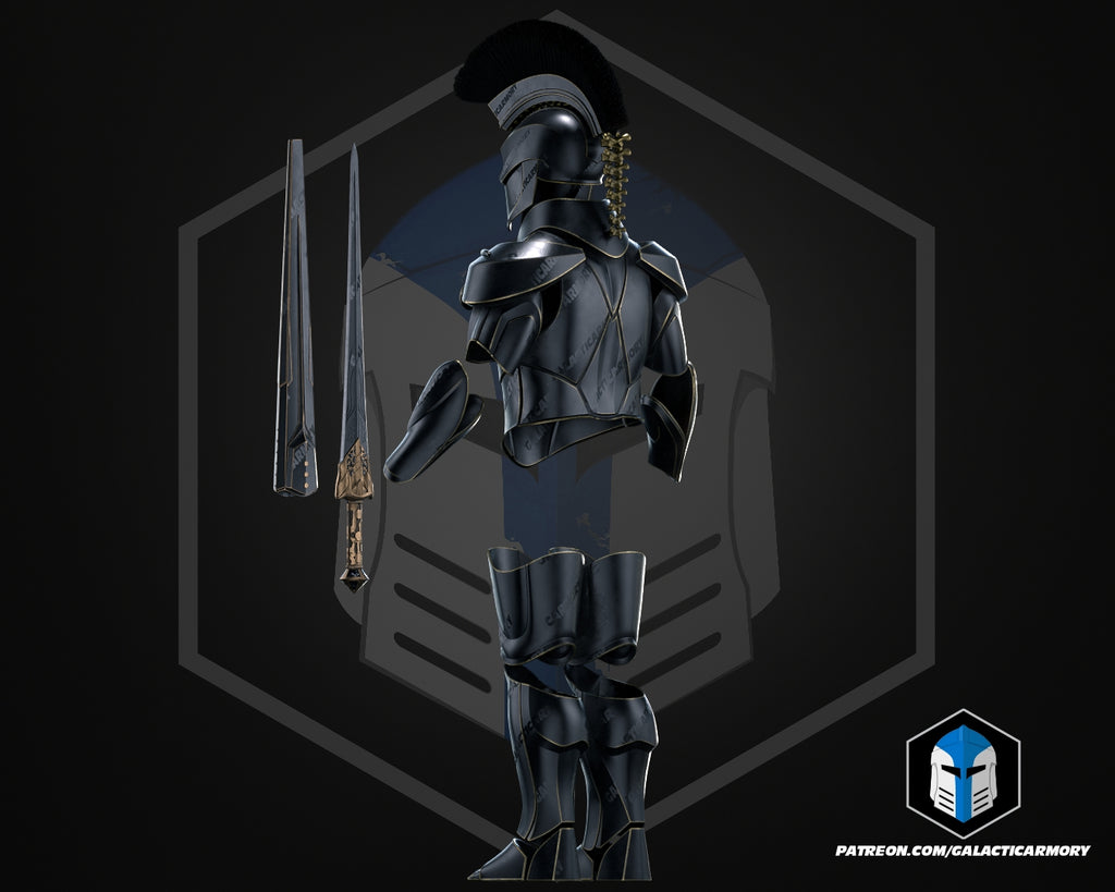 The Odyssey King Agamemnon Helmet Full Armor and Sword lifesize Wearable Cosplay display view | dask3d
