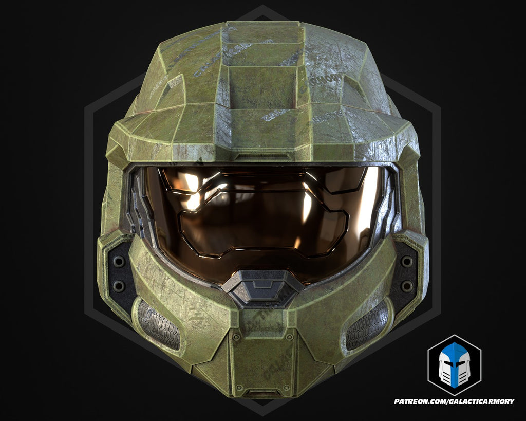 Halo Infinite Master Chief Helmet lifesize Wearable Cosplay by dask3d