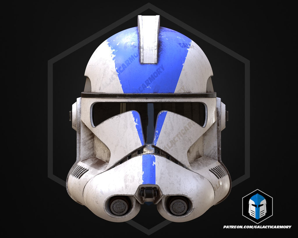 Phase 2 Clone Trooper Helmet lifesize Wearable Cosplay by dask3d