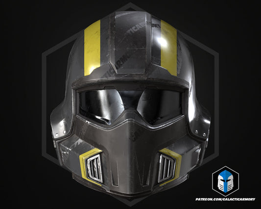 Helldivers 2 Helmet - B-01 Tactical lifesize Wearable Cosplay - Kit or Painted