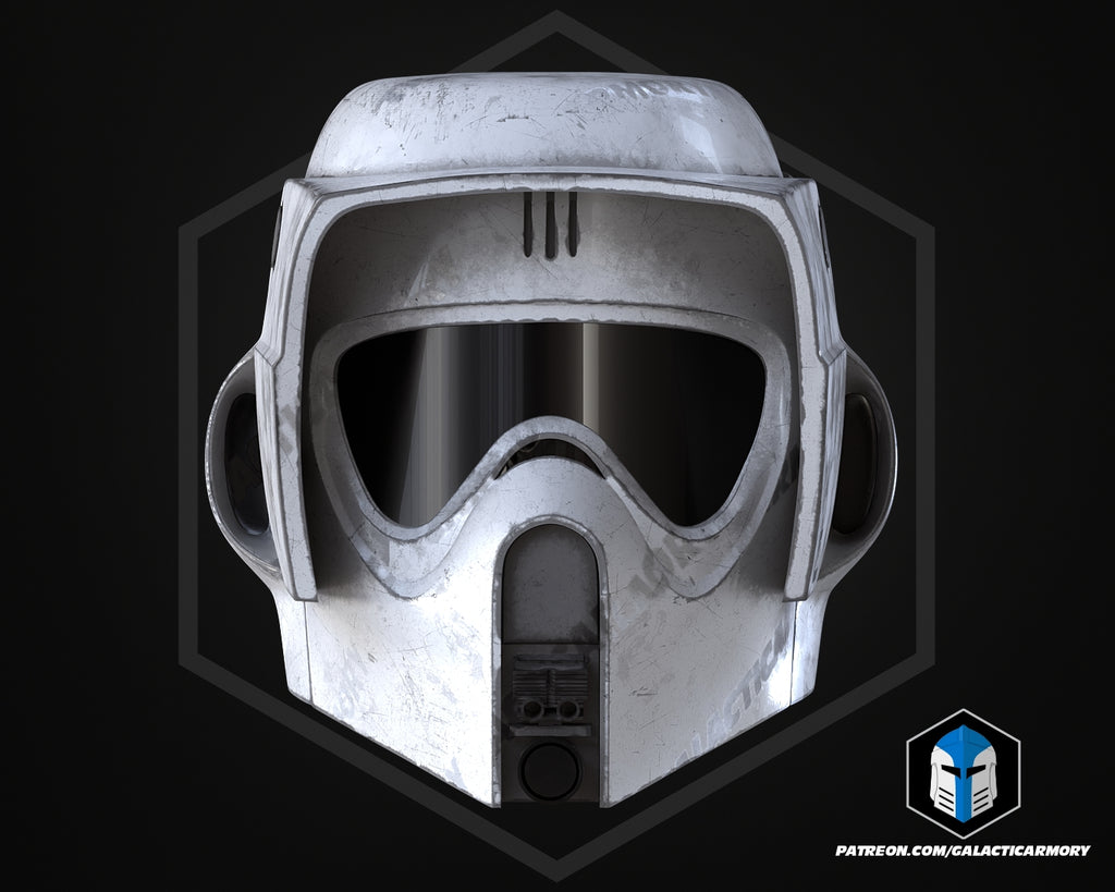 Scout Trooper Helmet lifesize Wearable Cosplay by dask3d