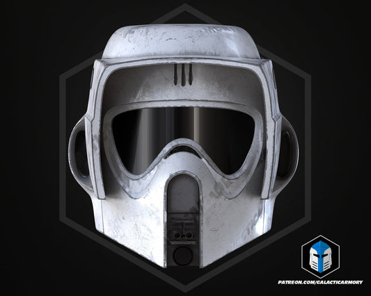 Scout Trooper Helmet lifesize Wearable Cosplay by dask3d
