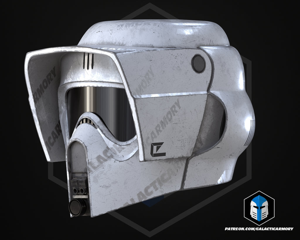 Scout Trooper Helmet lifesize Wearable Cosplay by dask3d
