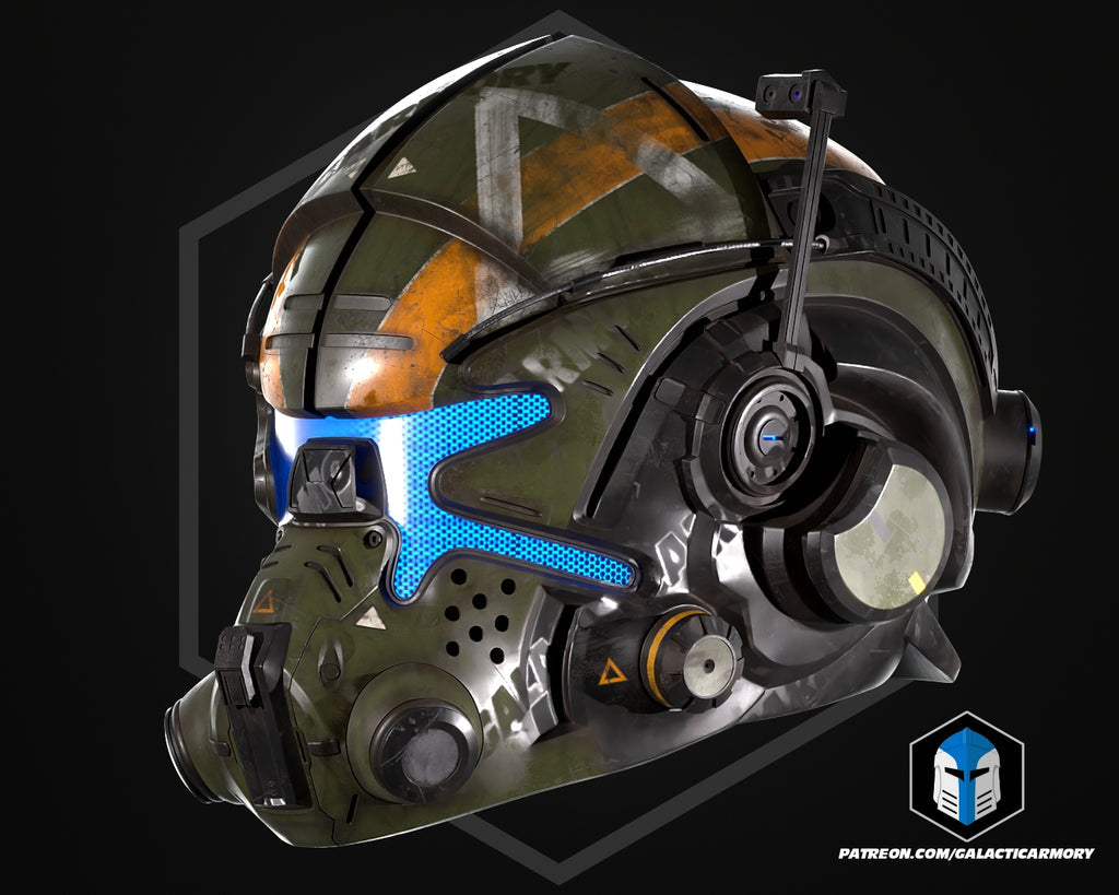 Jack Cooper Titanfall Helmet lifesize Wearable Cosplay by dask3d