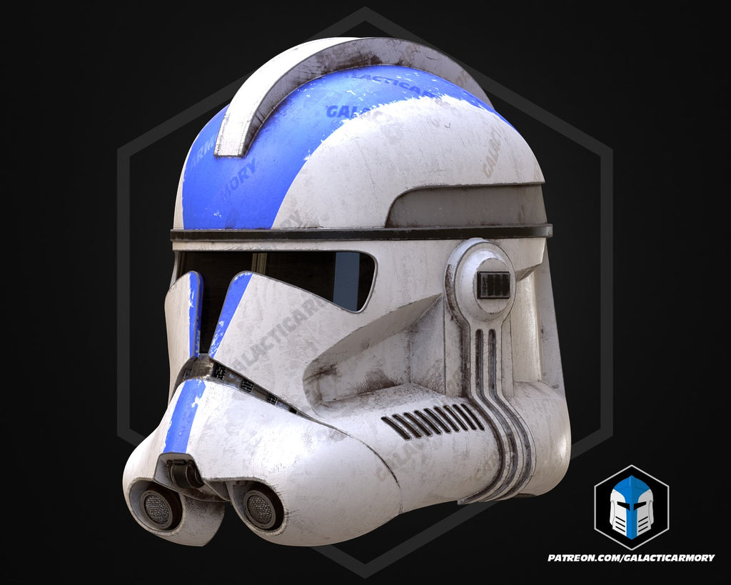 Phase 2 Clone Trooper Helmet lifesize Wearable Cosplay by dask3d