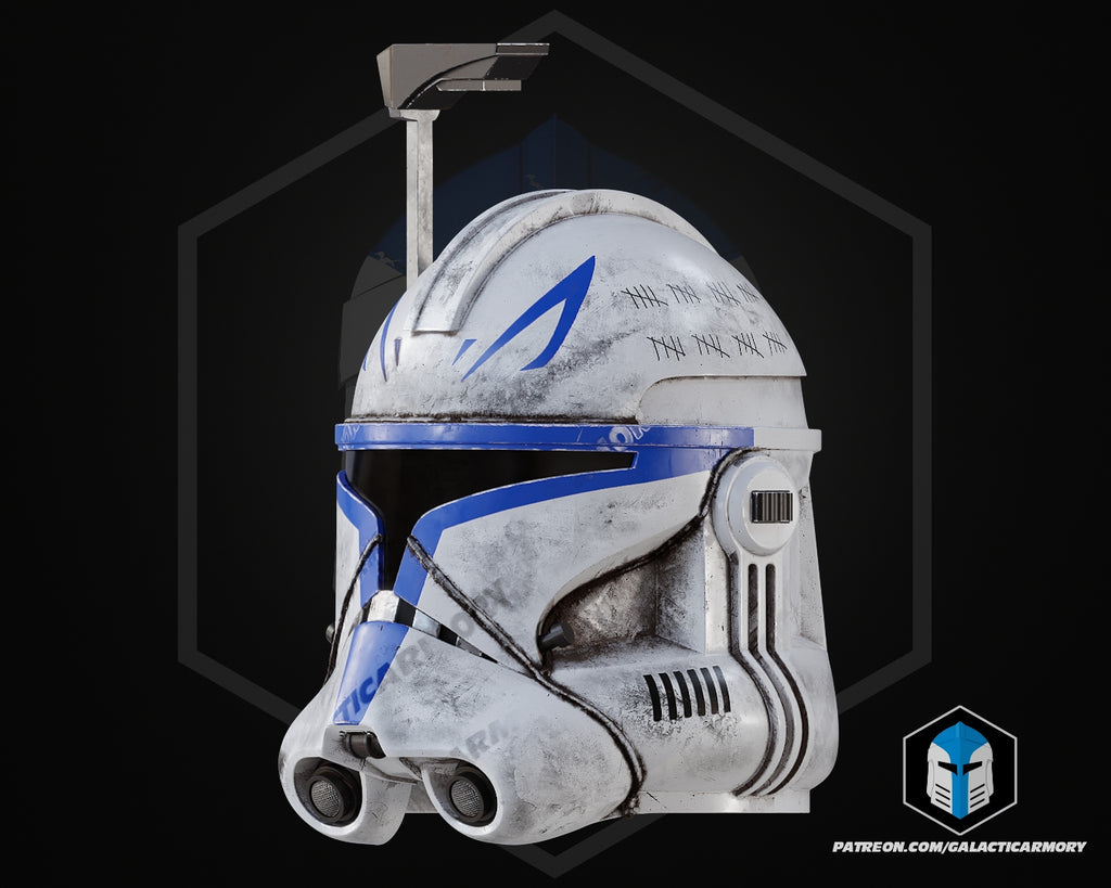 Realistic Captain Rex Helmet lifesize Wearable Cosplay by dask3d