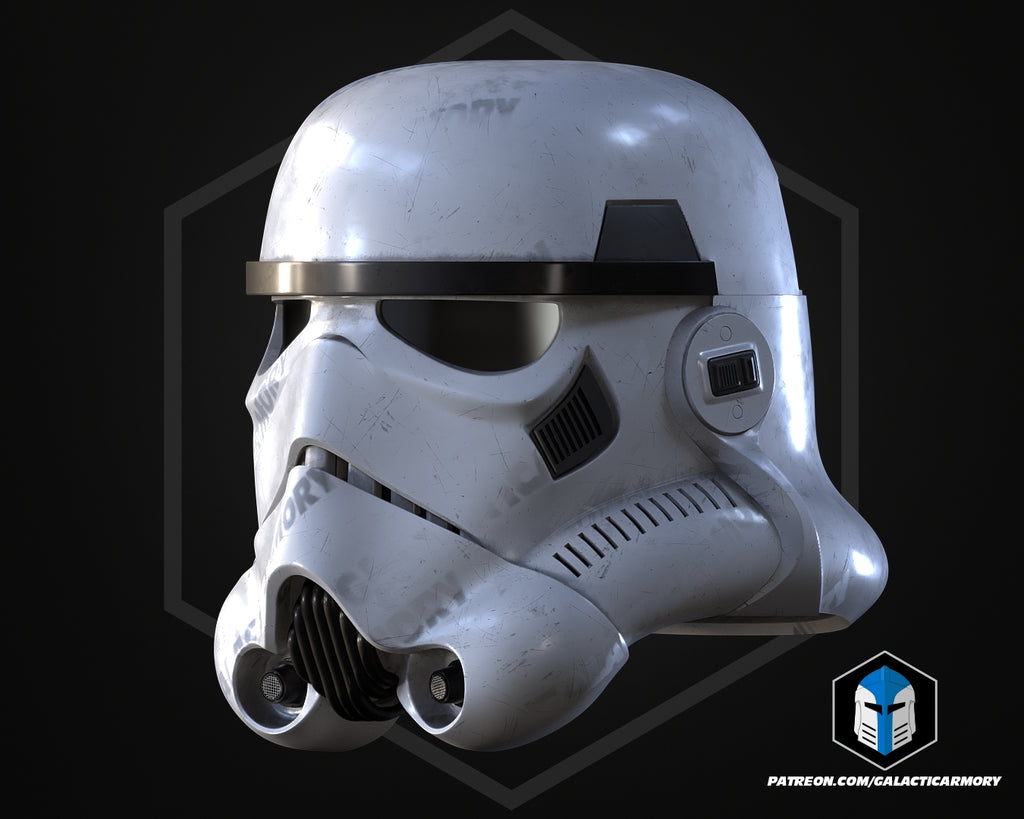Rogue One Stormtrooper Helmet lifesize Wearable Cosplay by dask3d