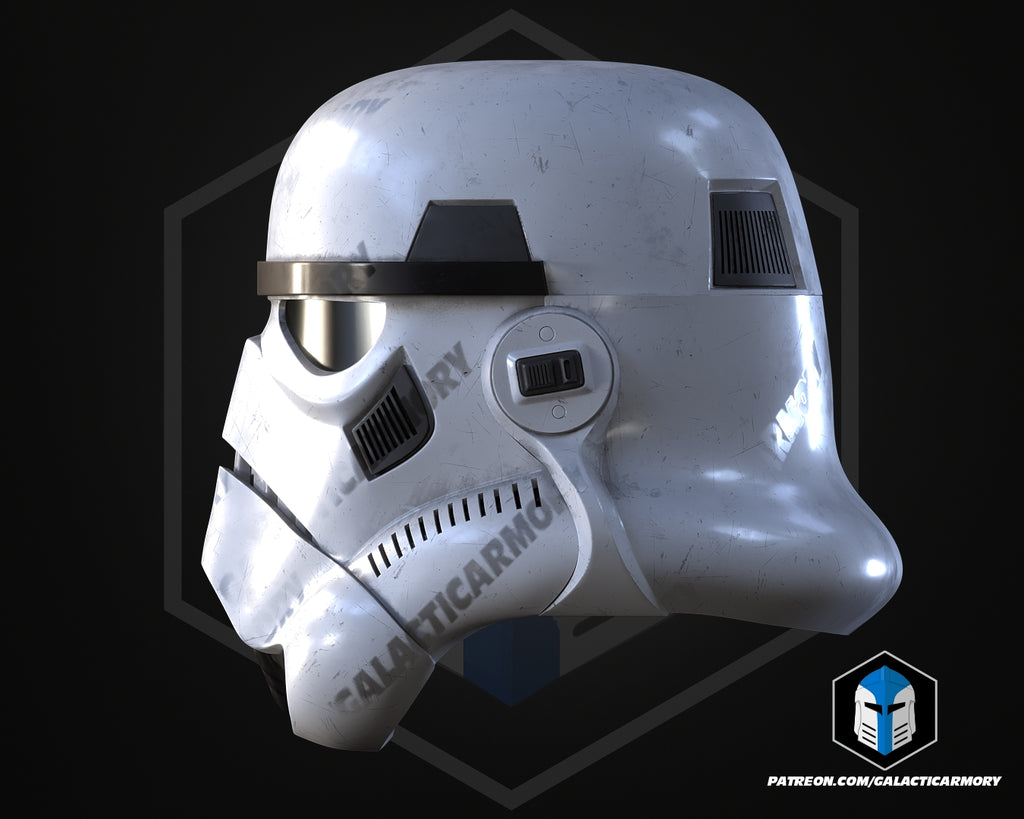 Rogue One Stormtrooper Helmet lifesize Wearable Cosplay by dask3d