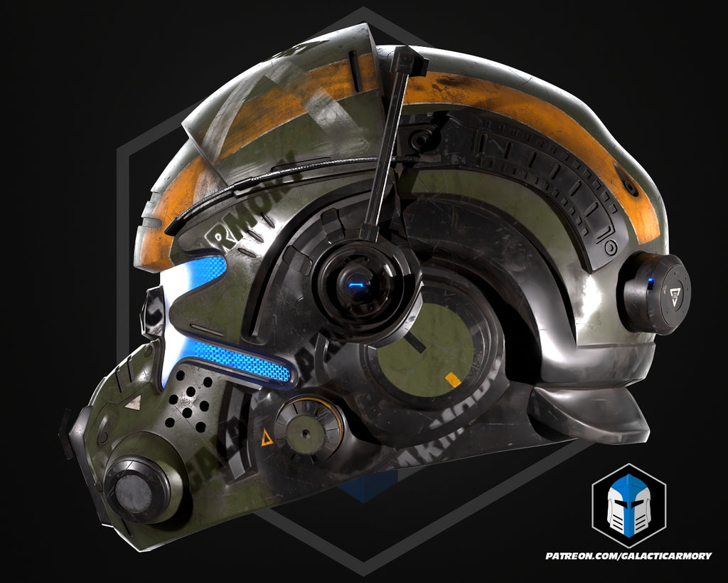 Jack Cooper Titanfall Helmet lifesize Wearable Cosplay by dask3d