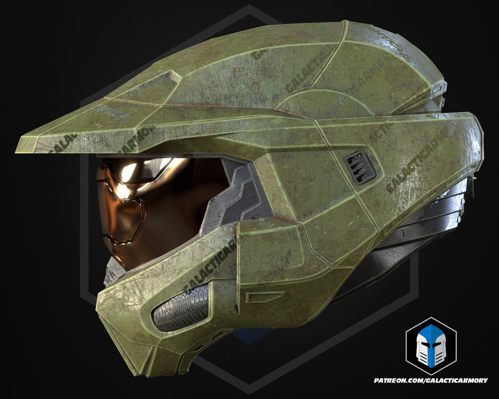 Halo Infinite Master Chief Helmet lifesize Wearable Cosplay by dask3d