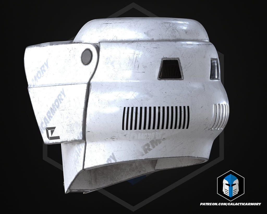 Scout Trooper Helmet lifesize Wearable Cosplay by dask3d