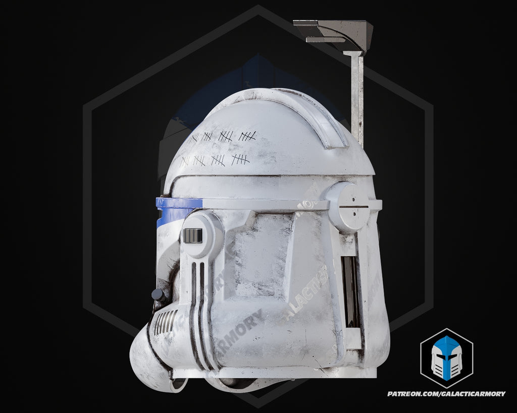 Realistic Captain Rex Helmet lifesize Wearable Cosplay by dask3d