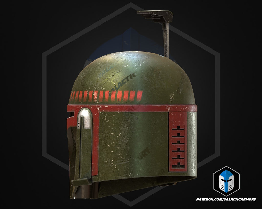 Boba Fett Helmet lifesize Wearable Cosplay by dask3d