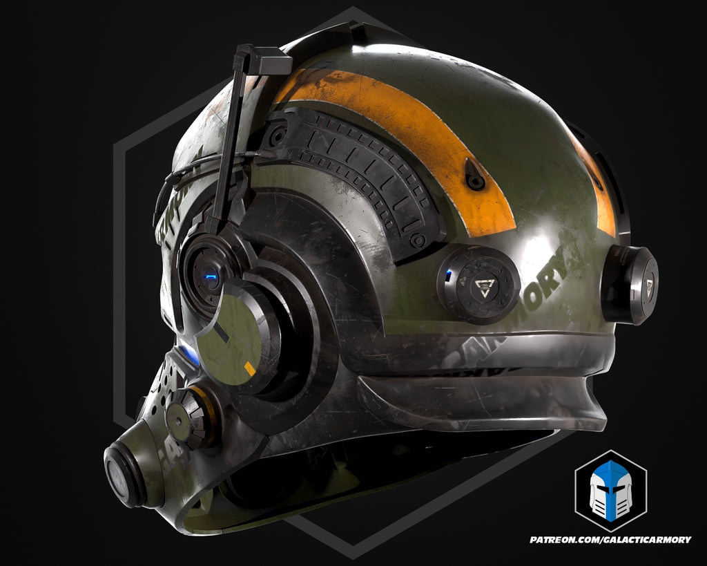 Jack Cooper Titanfall Helmet lifesize Wearable Cosplay by dask3d