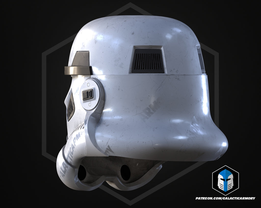 Rogue One Stormtrooper Helmet lifesize Wearable Cosplay by dask3d