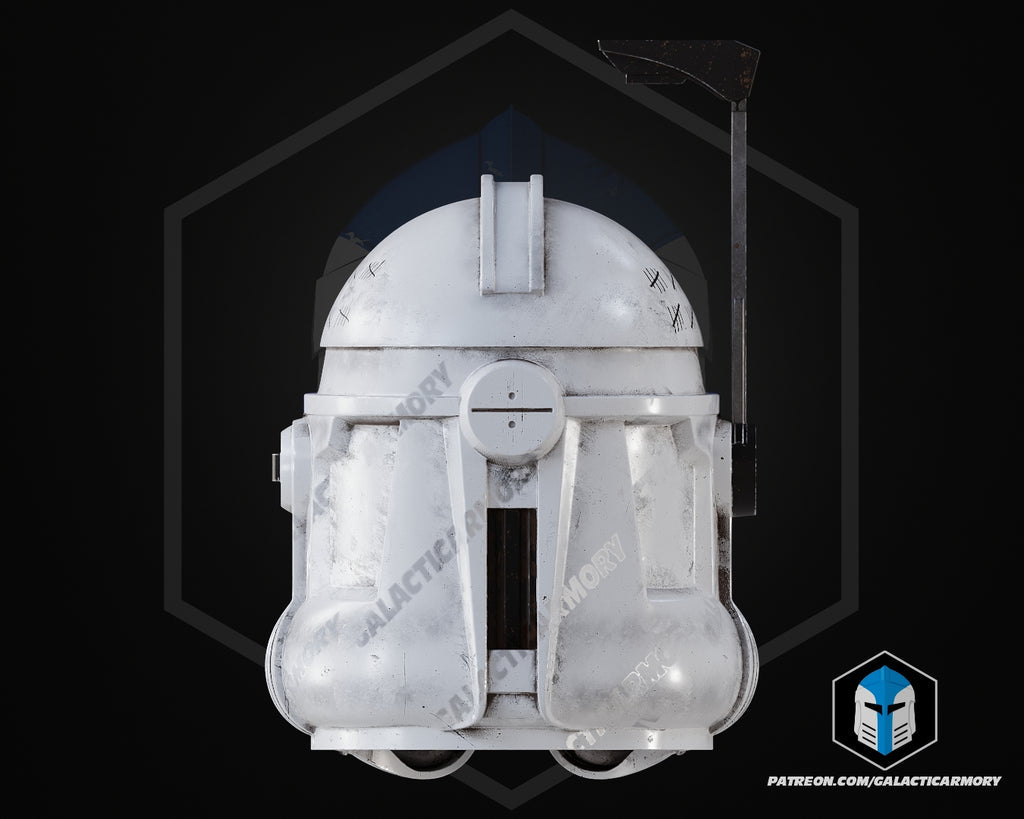 Realistic Captain Rex Helmet lifesize Wearable Cosplay by dask3d