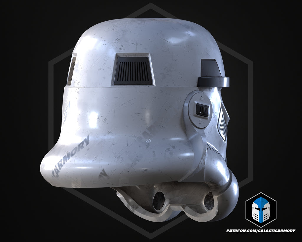 Rogue One Stormtrooper Helmet lifesize Wearable Cosplay by dask3d