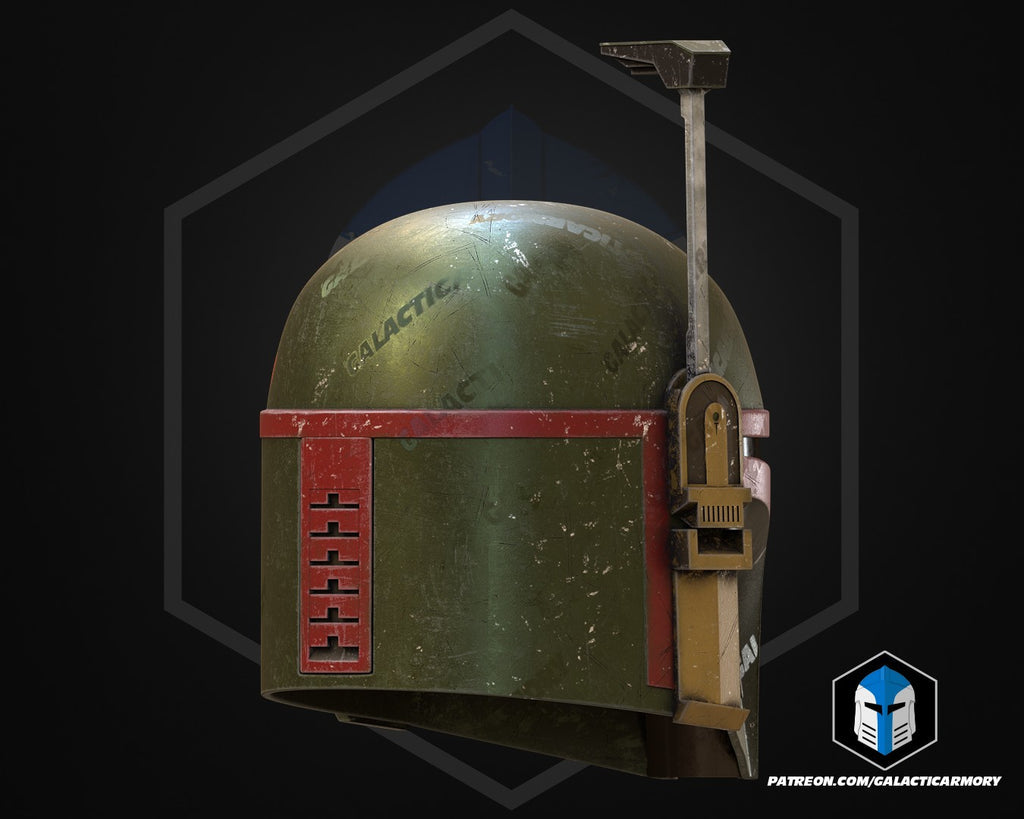 Boba Fett Helmet lifesize Wearable Cosplay by dask3d