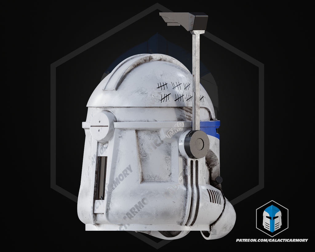 Realistic Captain Rex Helmet lifesize Wearable Cosplay by dask3d