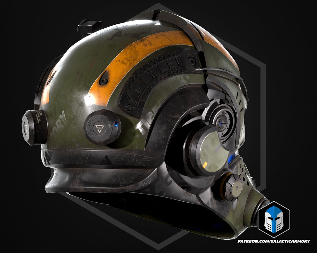 Jack Cooper Titanfall Helmet lifesize Wearable Cosplay by dask3d