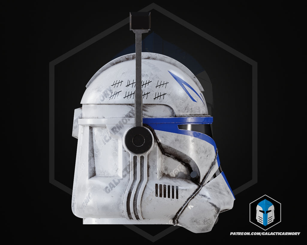 Realistic Captain Rex Helmet lifesize Wearable Cosplay by dask3d